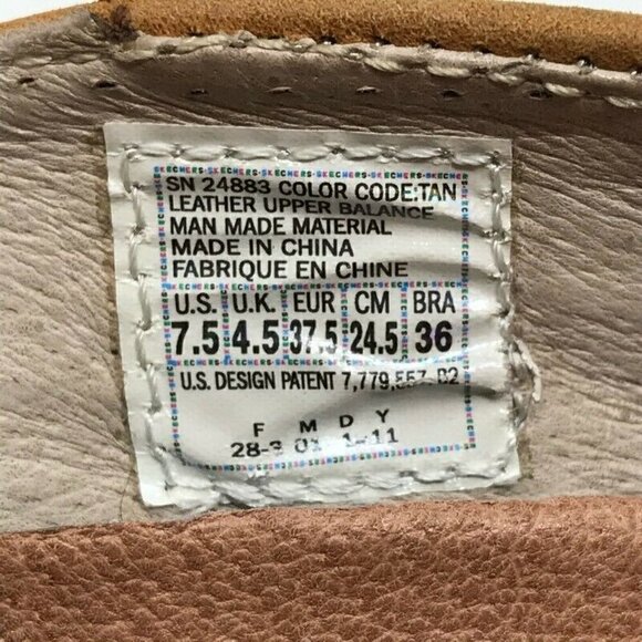 Skechers Shape Ups Mary Jane Shoes Brown 7.5 - Picture 7 of 10